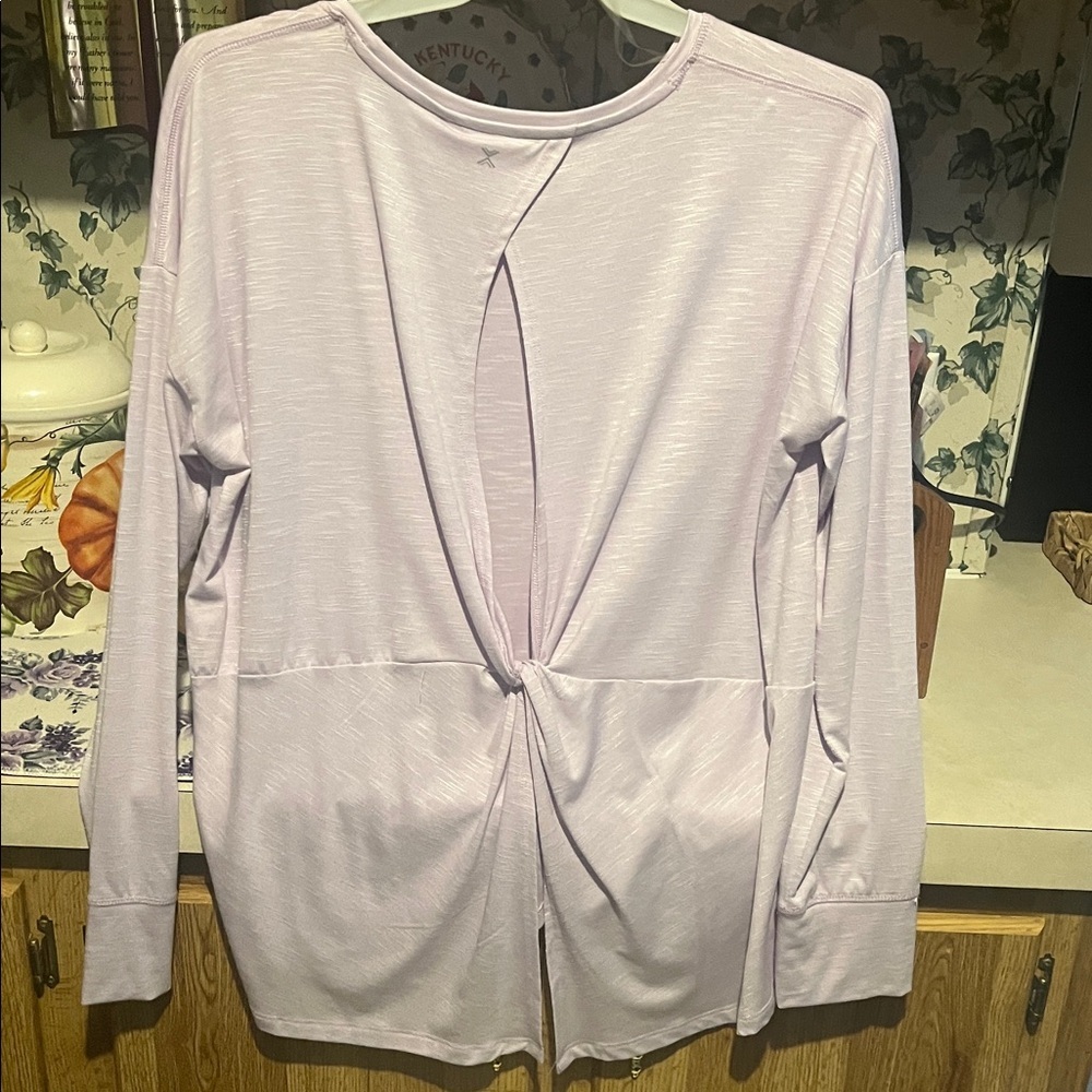 Xersion Light Purple Long Sleeve Top
